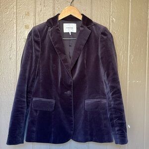 Frame velvet blazer